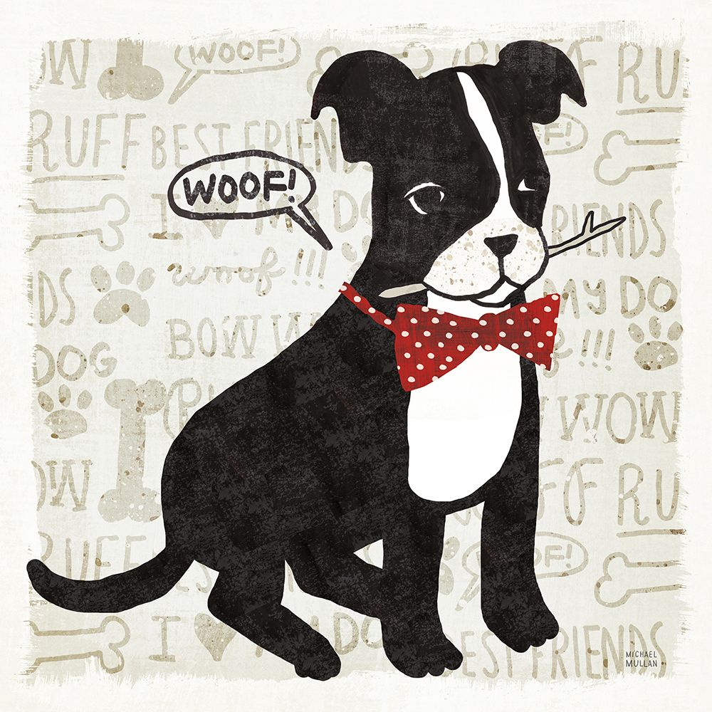 Puppy Love VI art print by Michael Mullan for $57.95 CAD