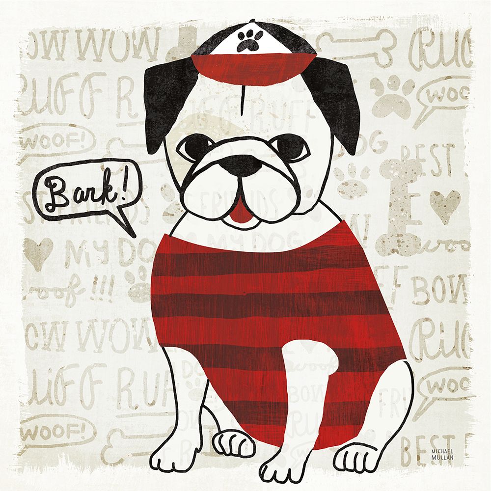 Puppy Love VII art print by Michael Mullan for $57.95 CAD