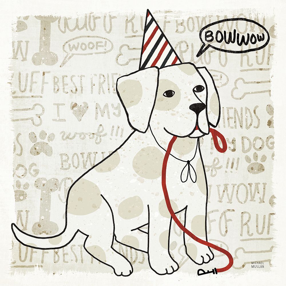 Puppy Love VIII art print by Michael Mullan for $57.95 CAD