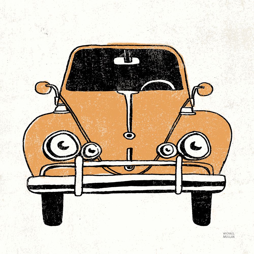 Road Trip Beetle v2 art print by Michael Mullan for $57.95 CAD