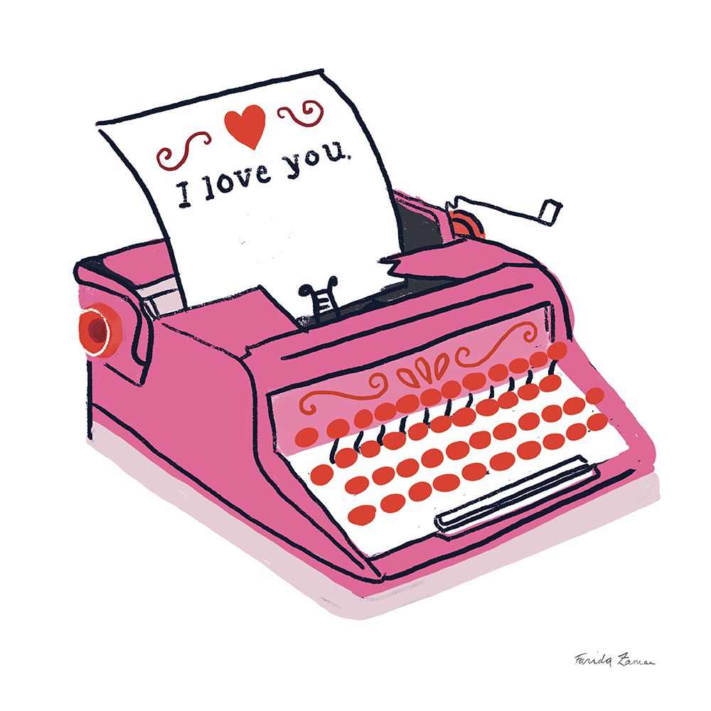 Love You I art print by Farida Zaman for $57.95 CAD