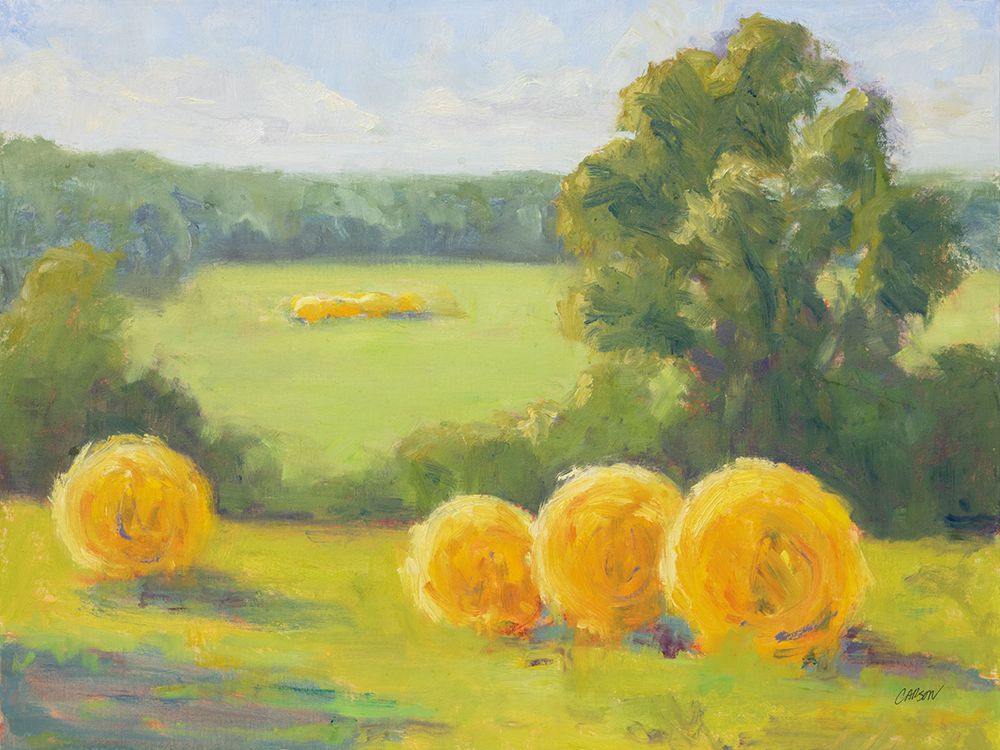 Golden Bales art print by Carson Overstreet for $57.95 CAD