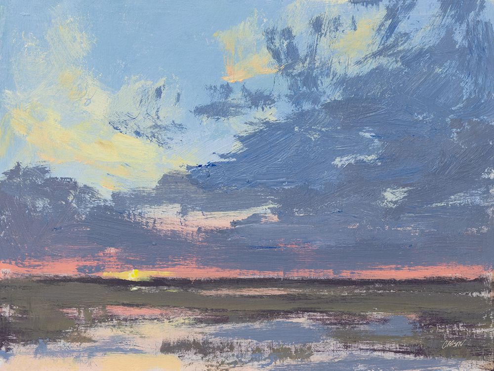Vivid Marsh Skies art print by Carson Overstreet for $57.95 CAD