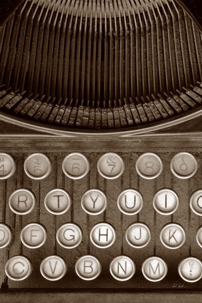Typewriter Keys art print by Deborah Revell for $57.95 CAD