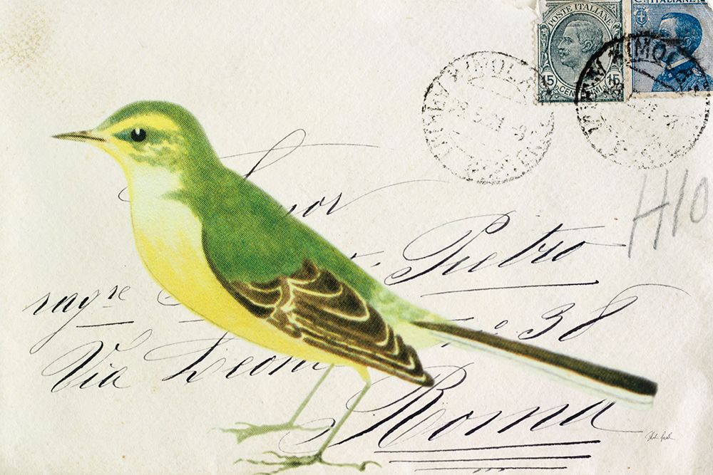 Yellow Wagtail art print by Deborah Revell for $57.95 CAD