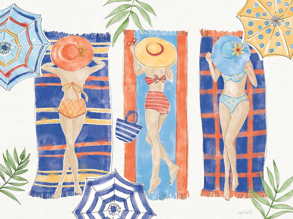 Sunkissed I art print by Anne Tavoletti for $57.95 CAD