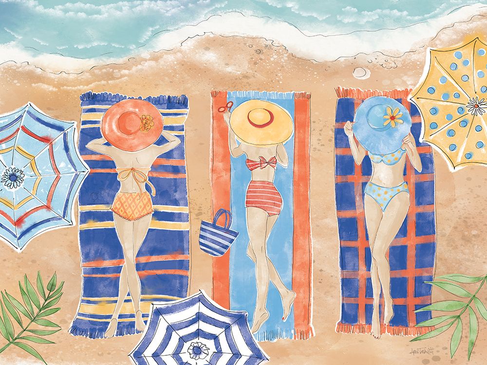 Sunkissed I Beach art print by Anne Tavoletti for $57.95 CAD