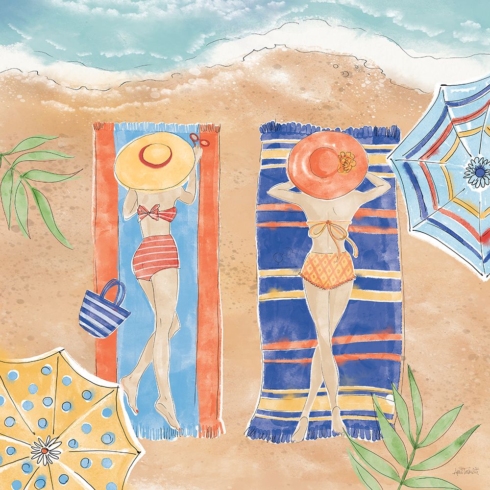 Sunkissed II Beach art print by Anne Tavoletti for $57.95 CAD