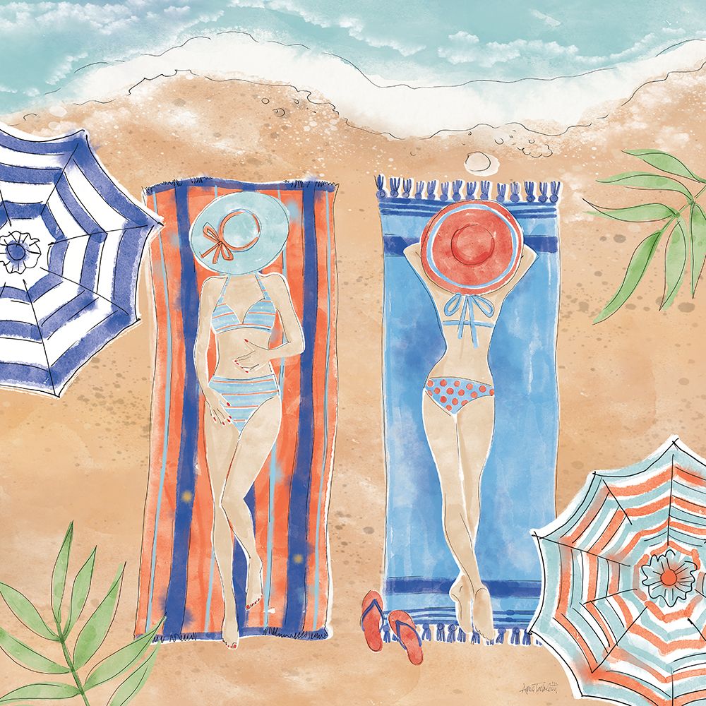 Sunkissed III Beach art print by Anne Tavoletti for $57.95 CAD