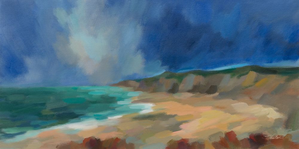 Green Waves art print by Silvia Vassileva for $57.95 CAD