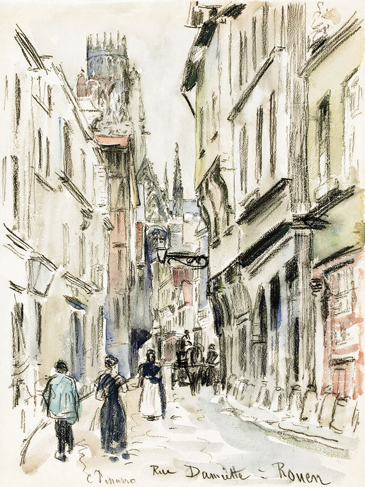 Rue Damiette Rouen art print by Wild Apple Portfolio for $57.95 CAD