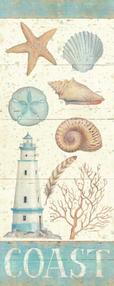 Pastel Coast Panel I art print by Daphne Brissonnet for $57.95 CAD