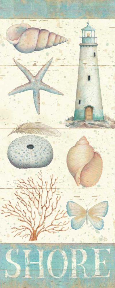 Pastel Coast Panel II art print by Daphne Brissonnet for $57.95 CAD