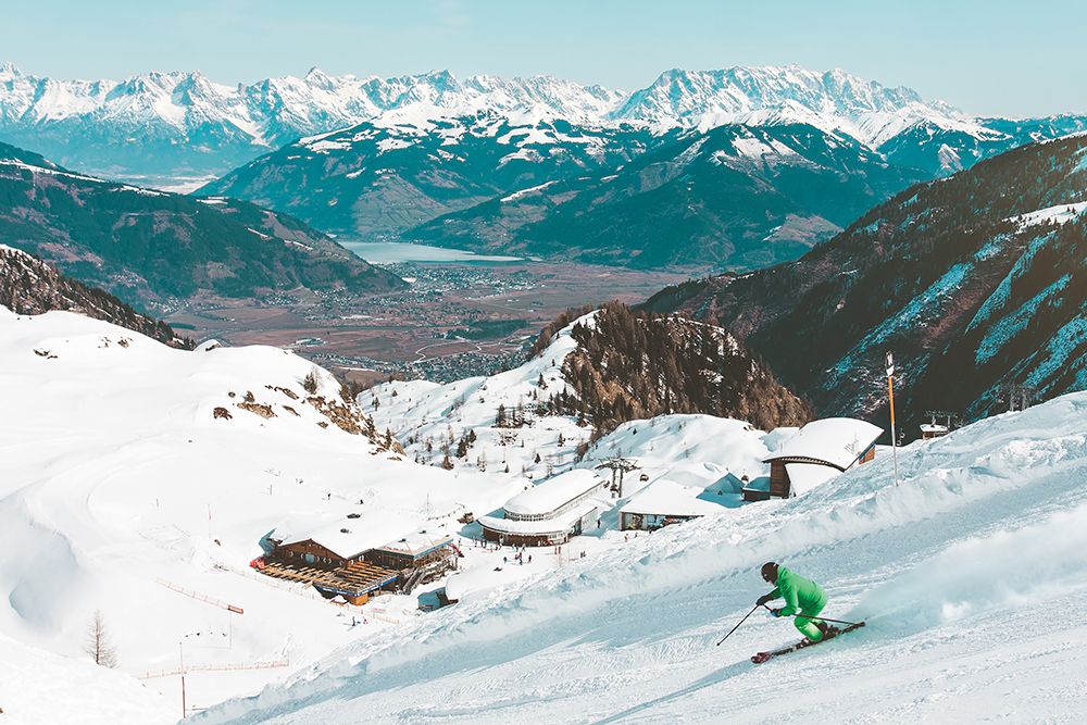 Downhill Skiing art print by Wild Apple Portfolio for $57.95 CAD