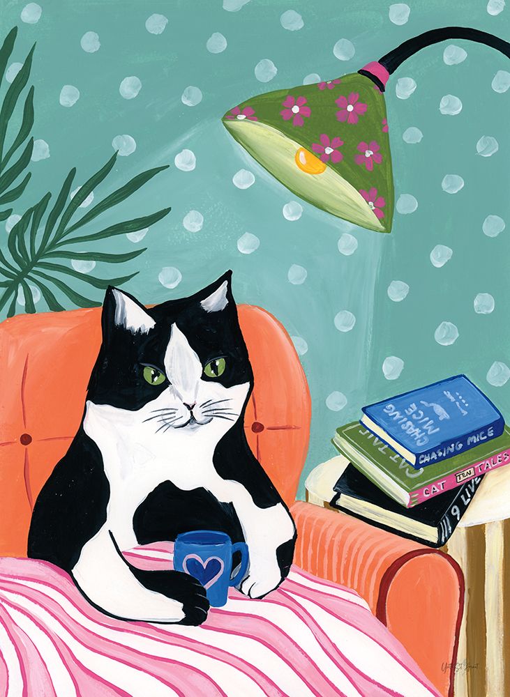 The Purrfect Chapter I art print by Yvette St. Amant for $57.95 CAD