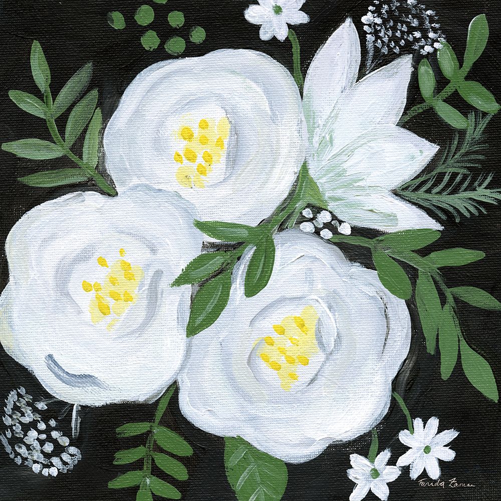 White Roses I art print by Farida Zaman for $57.95 CAD