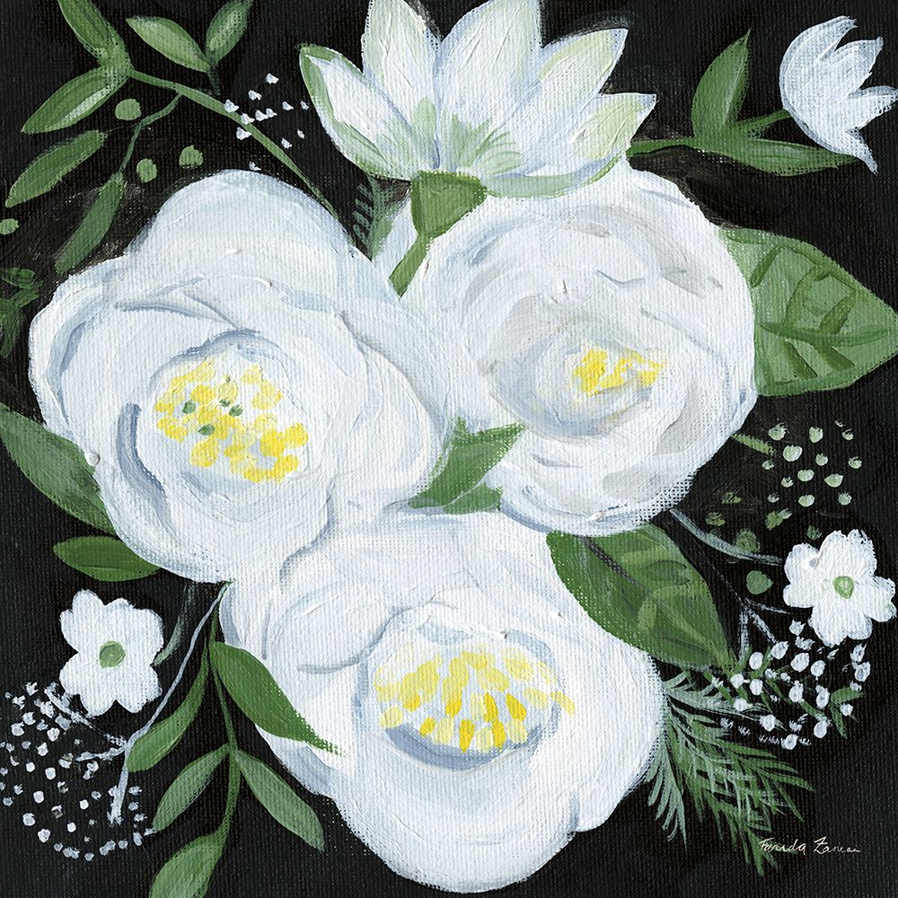 White Roses II art print by Farida Zaman for $57.95 CAD