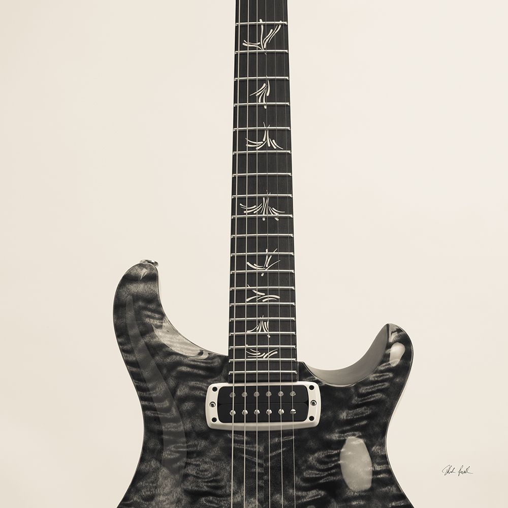 Sepia Guitar II art print by Deborah Revell for $57.95 CAD