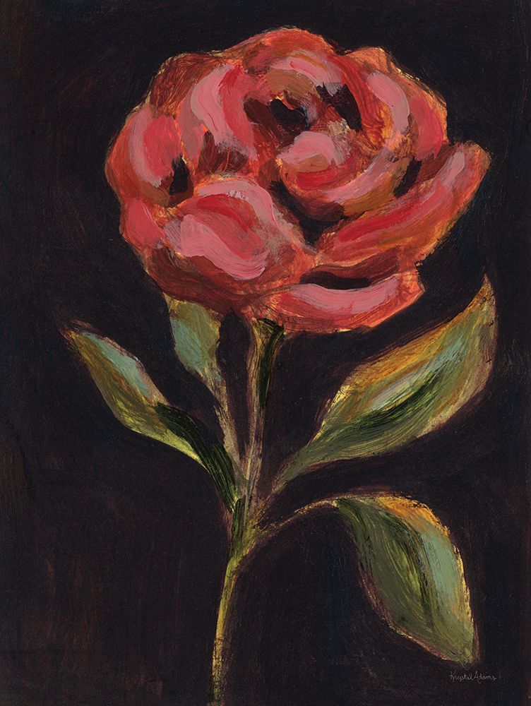 Blooms in Black I art print by Krystal Adams for $57.95 CAD