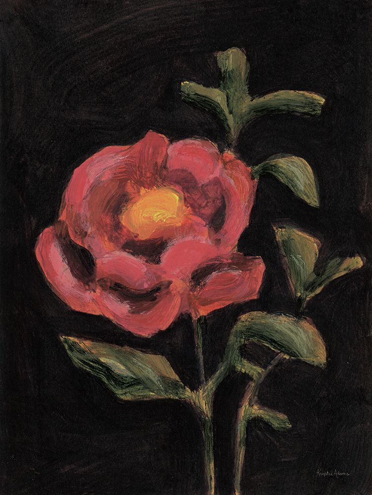 Blooms in Black II art print by Krystal Adams for $57.95 CAD