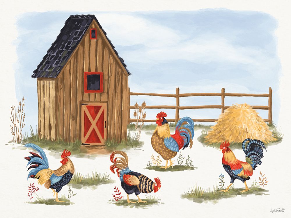 Backyard Boss I art print by Anne Tavoletti for $57.95 CAD
