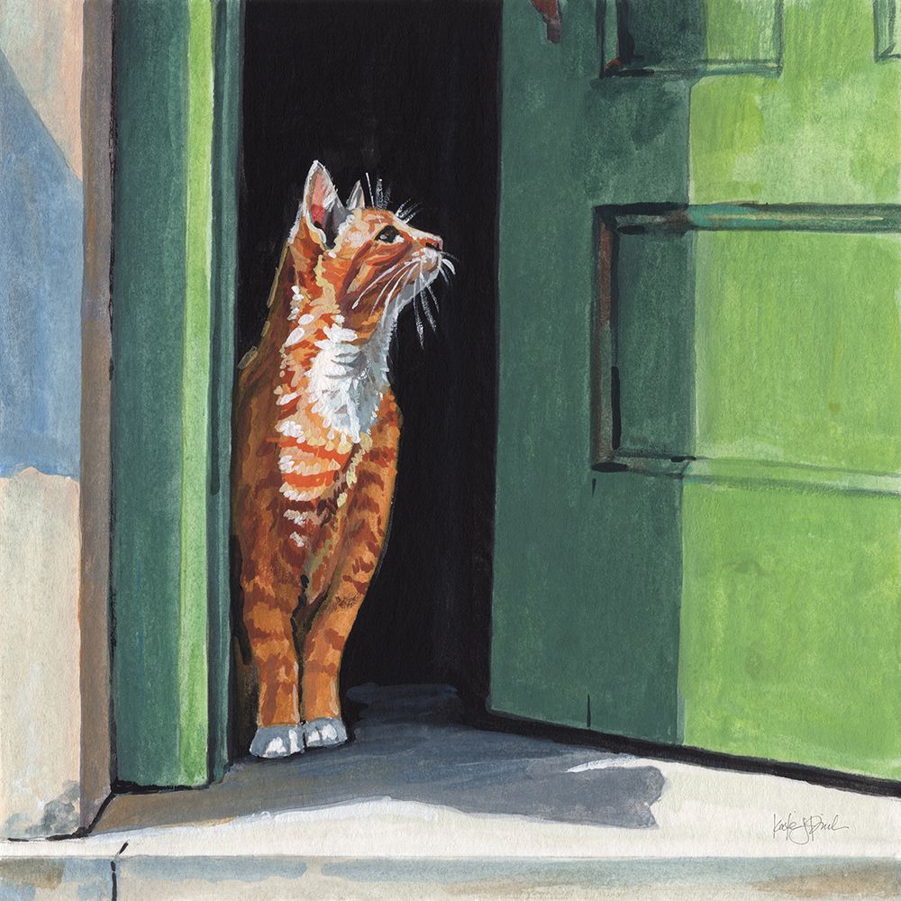 Whos at The Door art print by Kate Jarvik Birch for $57.95 CAD