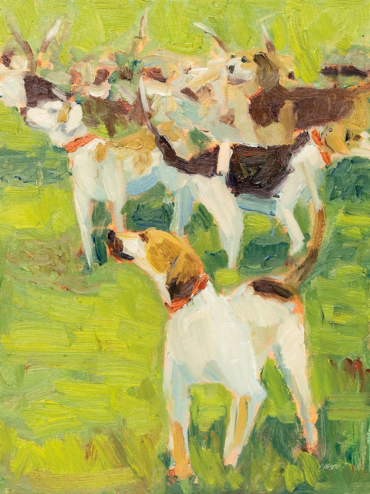 Hunting Hounds art print by Carson Overstreet for $57.95 CAD