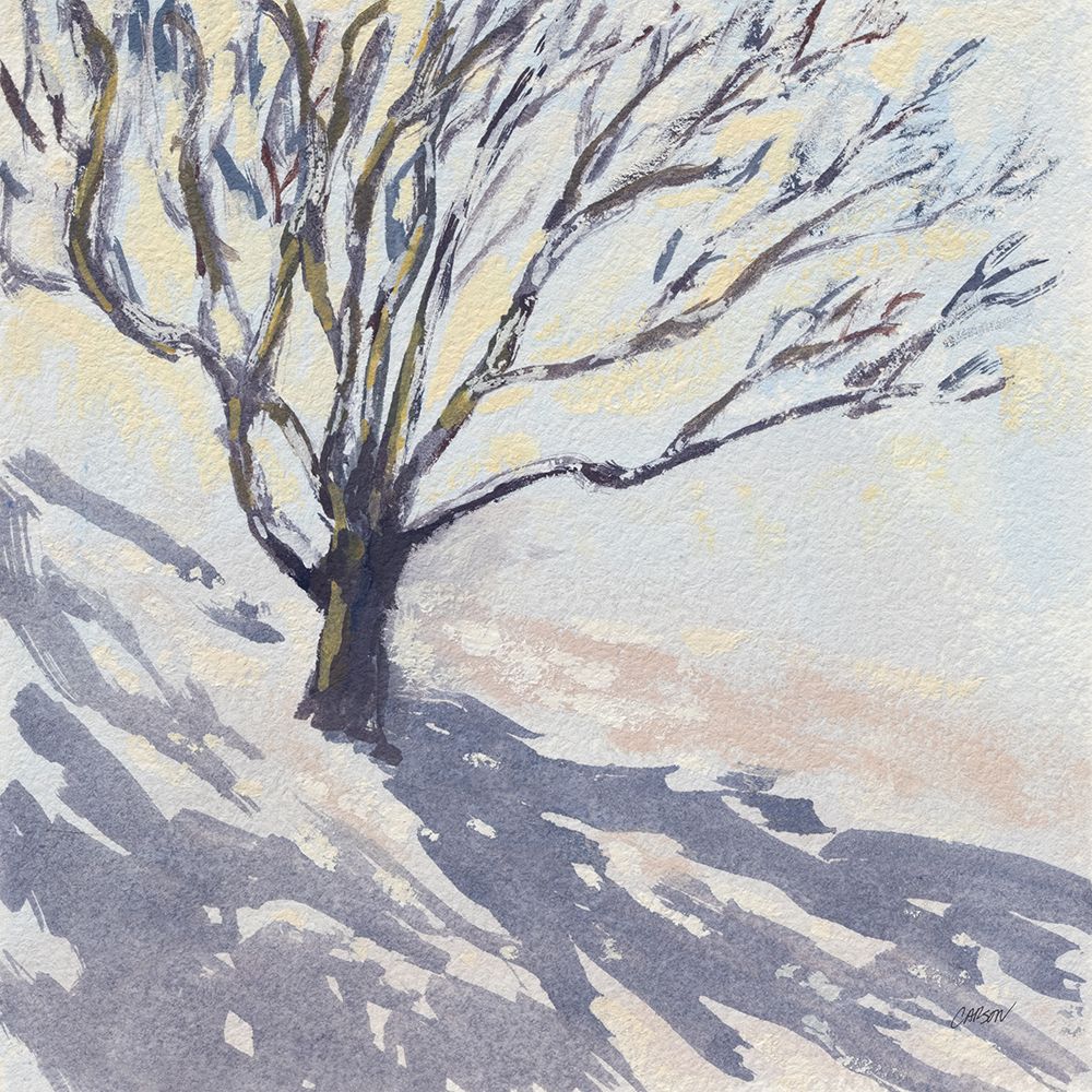 Snowfall Tree art print by Carson Overstreet for $57.95 CAD