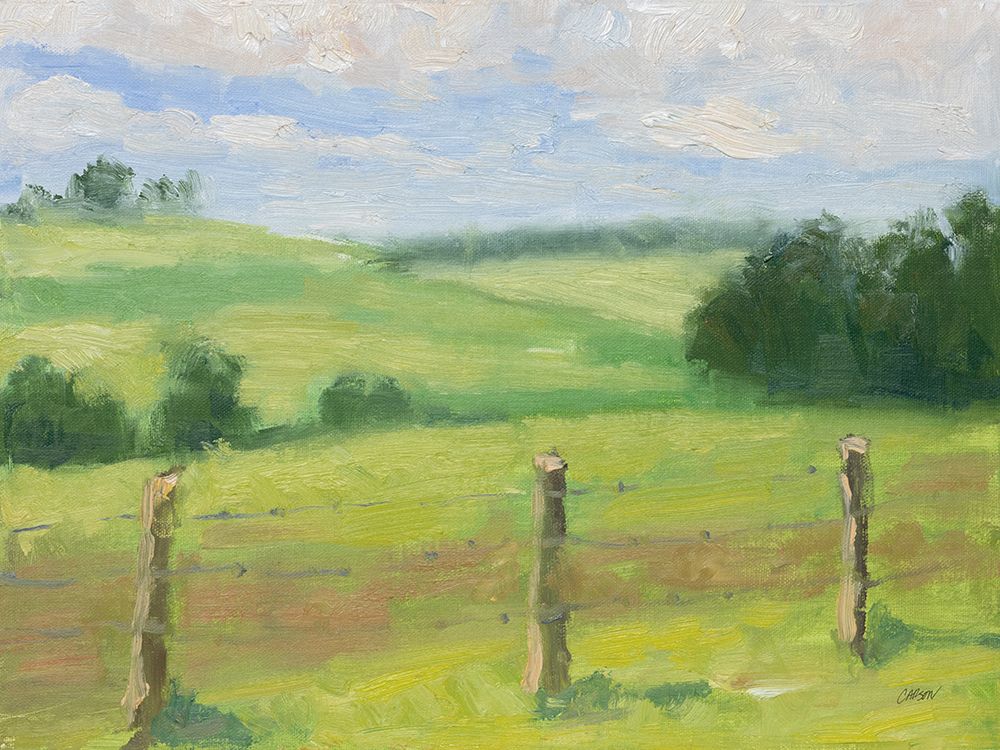 Sunlit Farm art print by Carson Overstreet for $57.95 CAD