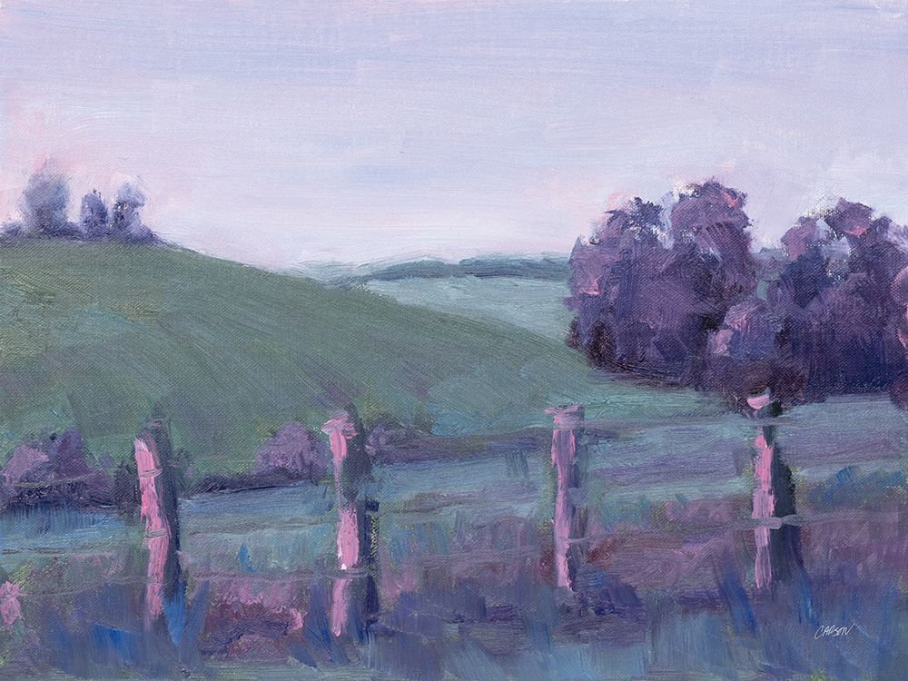 Fields at Dusk art print by Carson Overstreet for $57.95 CAD