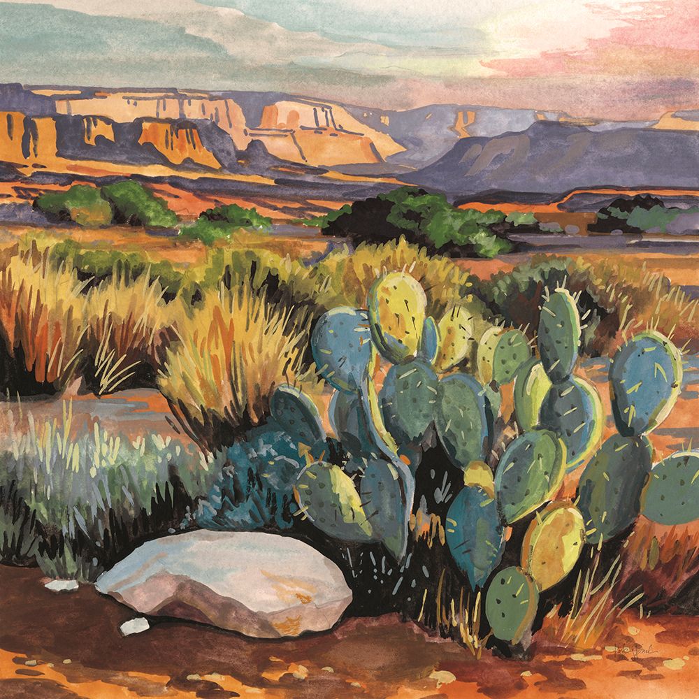 Southwest Evening v2 art print by Kate Jarvik Birch for $57.95 CAD