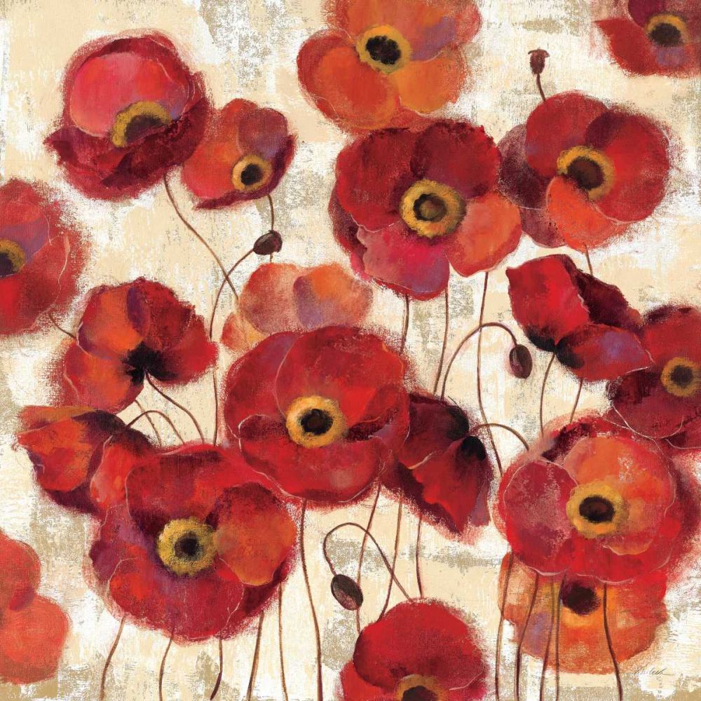 Bold Poppies art print by Silvia Vassileva for $57.95 CAD