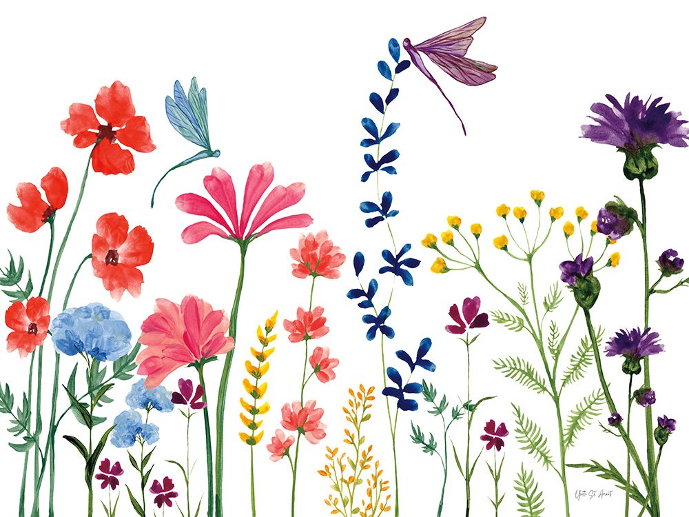 Among the Wildflowers I art print by Yvette St. Amant for $57.95 CAD