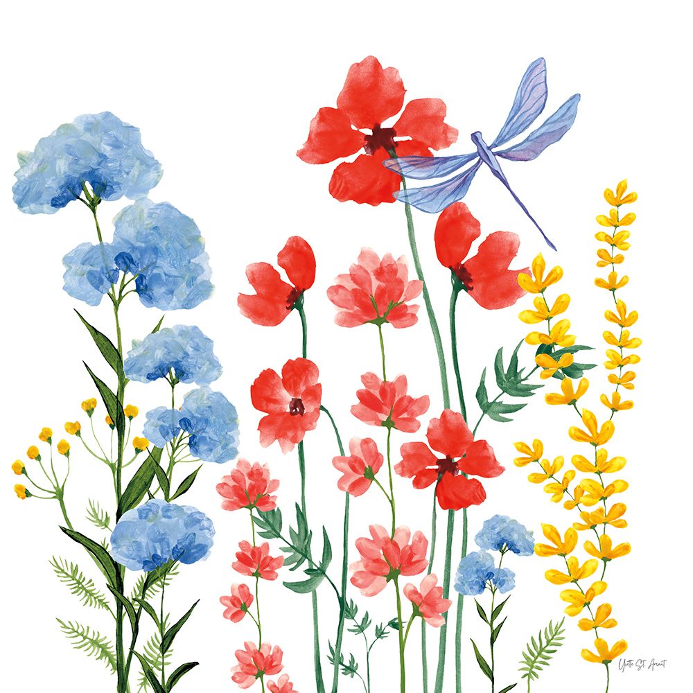 Among the Wildflowers III art print by Yvette St. Amant for $57.95 CAD