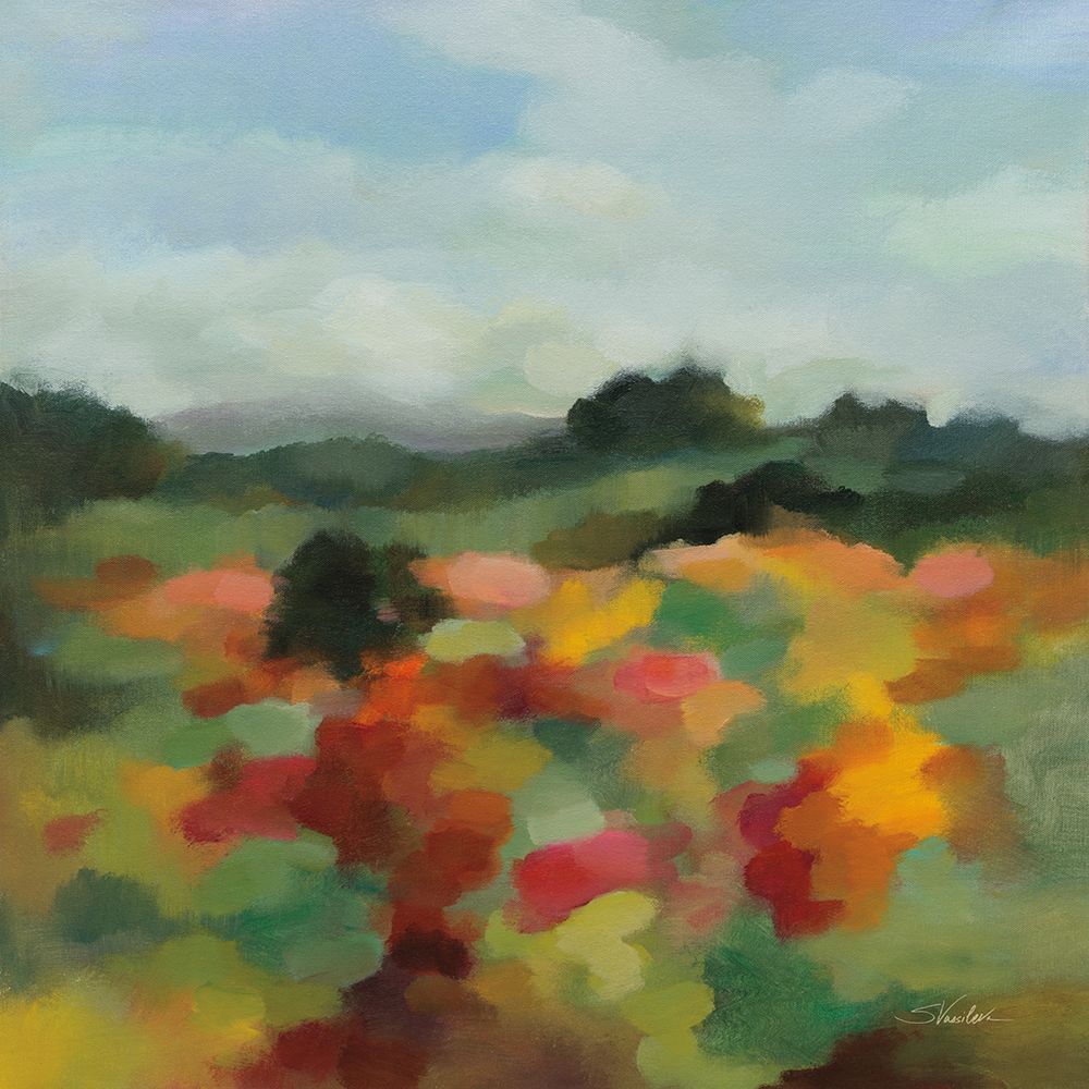 Summer Blooming Fields art print by Silvia Vassileva for $57.95 CAD
