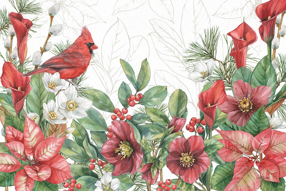 Winterberry I art print by Leslie Trimbach for $57.95 CAD