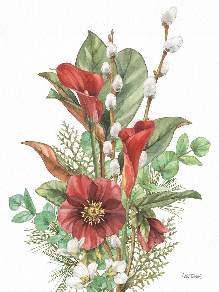 Winterberry VI art print by Leslie Trimbach for $57.95 CAD
