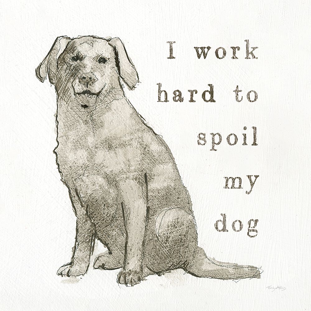 Canine Couture Quote art print by Emily Adams for $57.95 CAD