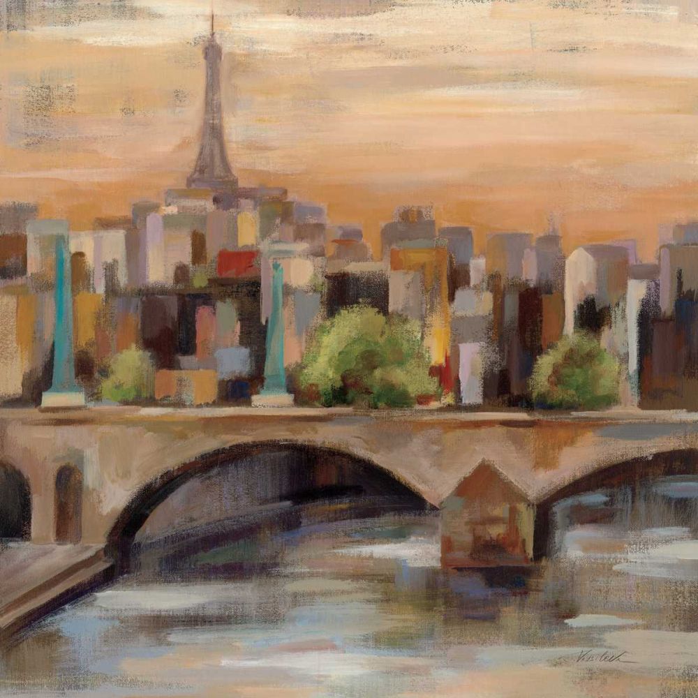 Sunset in Paris I art print by Silvia Vassileva for $57.95 CAD