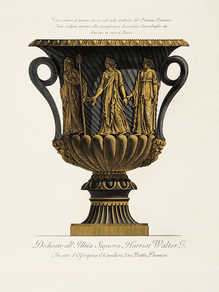 Ornate Antique Urns III art print by Wild Apple Portfolio for $57.95 CAD