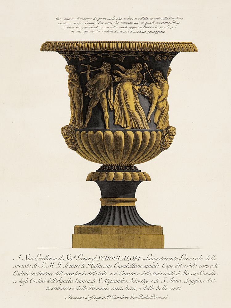 Ornate Antique Urns IV art print by Wild Apple Portfolio for $57.95 CAD