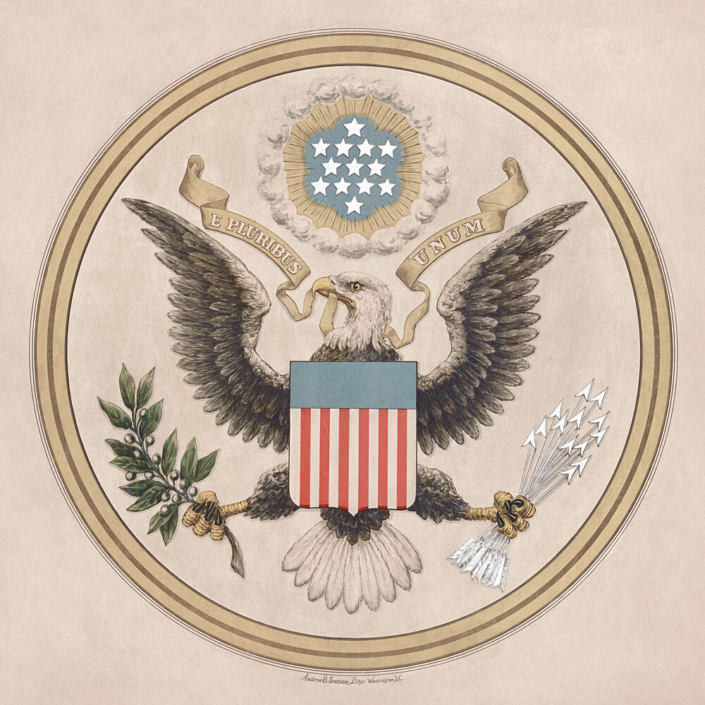 American Eagle Badge art print by Wild Apple Portfolio for $57.95 CAD