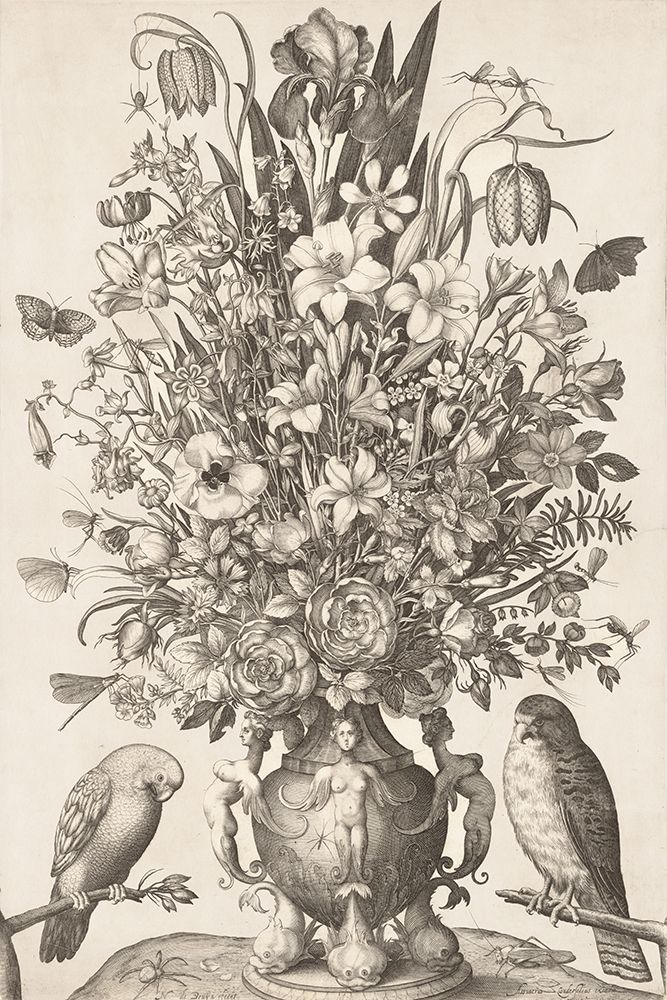 Old World Bouquet art print by Wild Apple Portfolio for $57.95 CAD