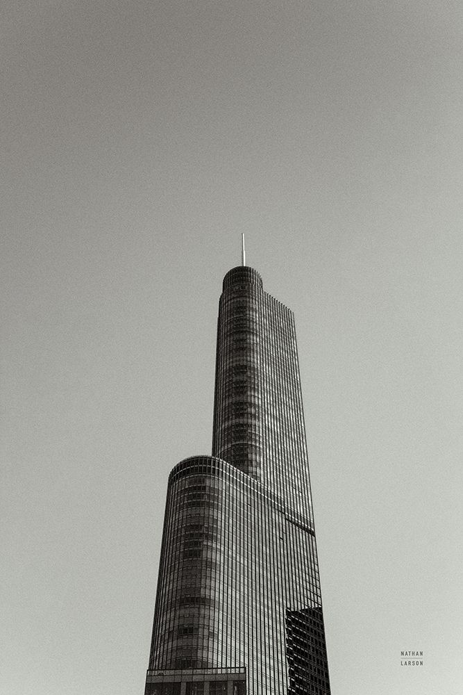 Chicago Skies BW art print by Nathan Larson for $57.95 CAD