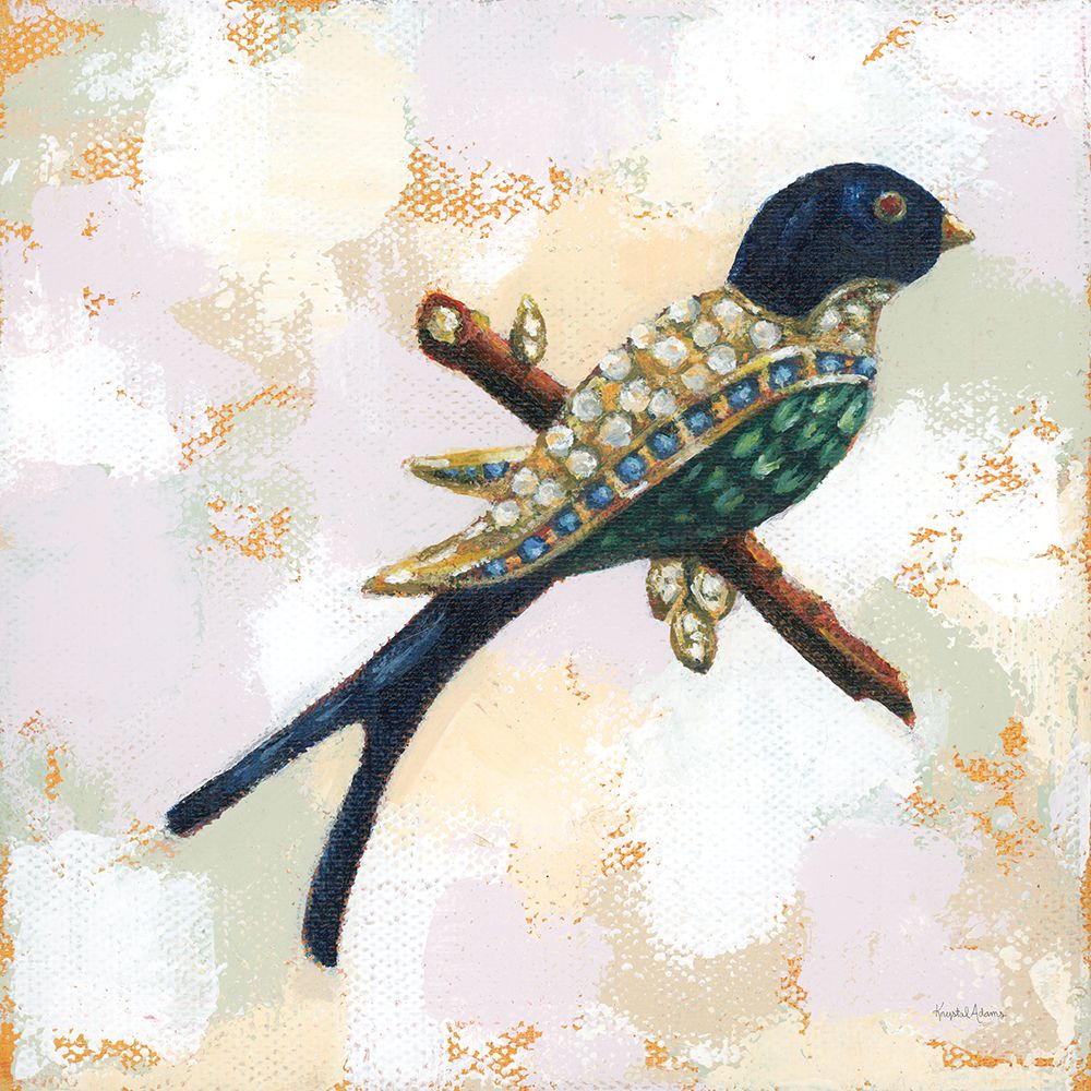 Gilded Wings I art print by Krystal Adams for $57.95 CAD