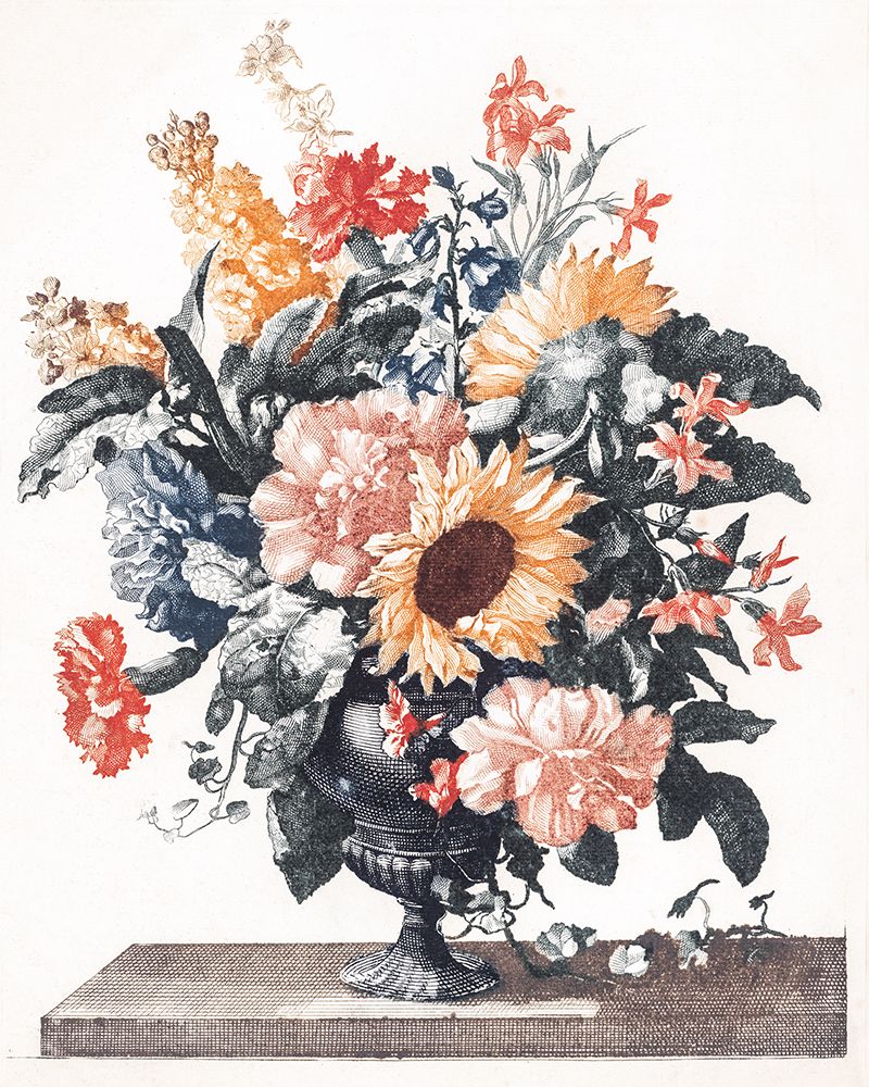 Stone Vase with Flowers II art print by Wild Apple Portfolio for $57.95 CAD