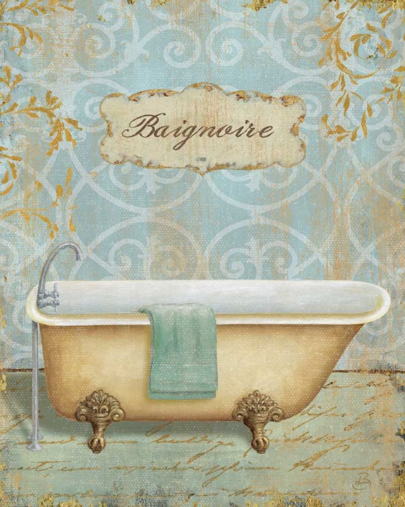 Salle de Bain II art print by Daphne Brissonnet for $57.95 CAD