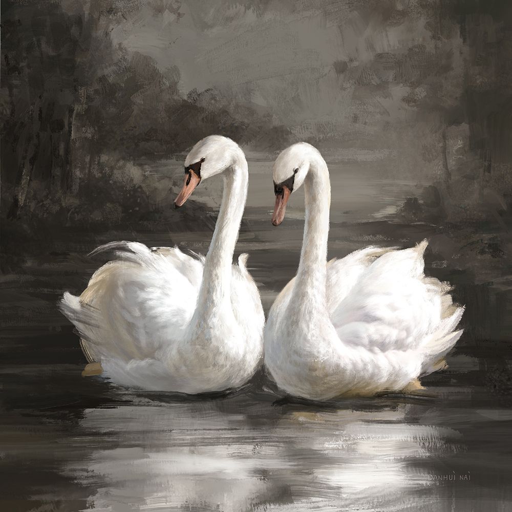 Swan Lake II art print by Danhui Nai for $57.95 CAD