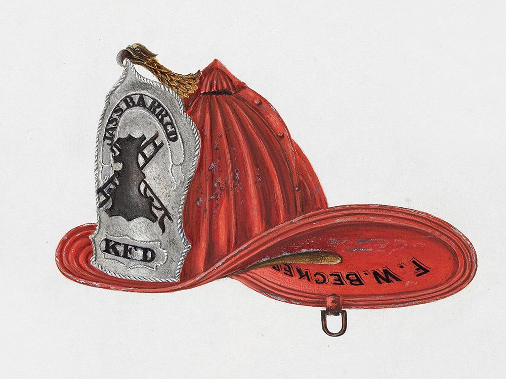 Firemans Hat art print by Wild Apple Portfolio for $57.95 CAD