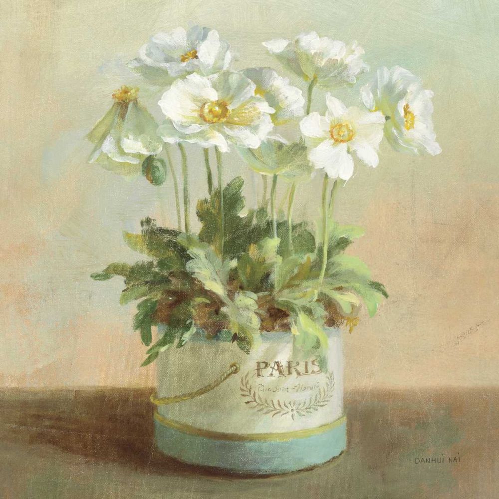 Tres Chic Poppies art print by Danhui Nai for $57.95 CAD
